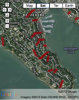 belvedere lanes google map